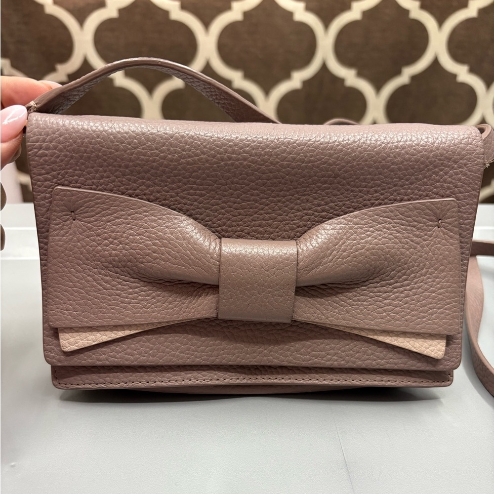 Kate Spade New York Eden Lane Jacinda Crossbody Bag Womens Bow Shoulder Purse